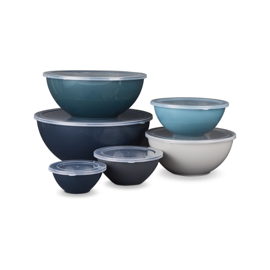Kitchen Baking Essentials - 12-Piece Nesting Mixing Bowl Set for