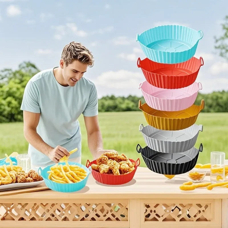 Kitchen Baking Pan Set - Silicone Baking Pans for Air Fryer,
