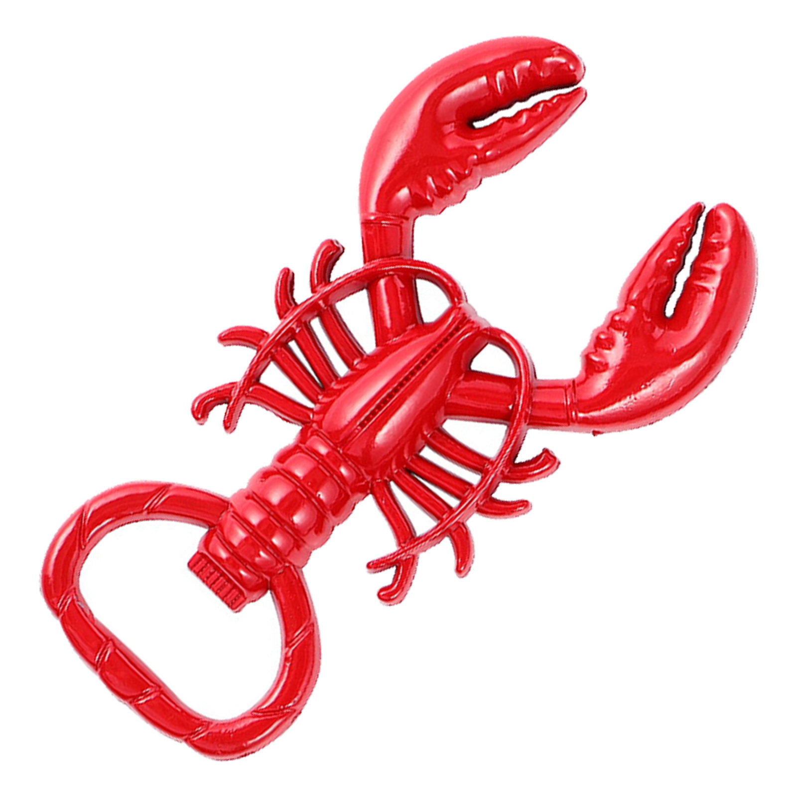Kitchen Baking Soda - Red Baked Enamel Lobster Bottle Opener