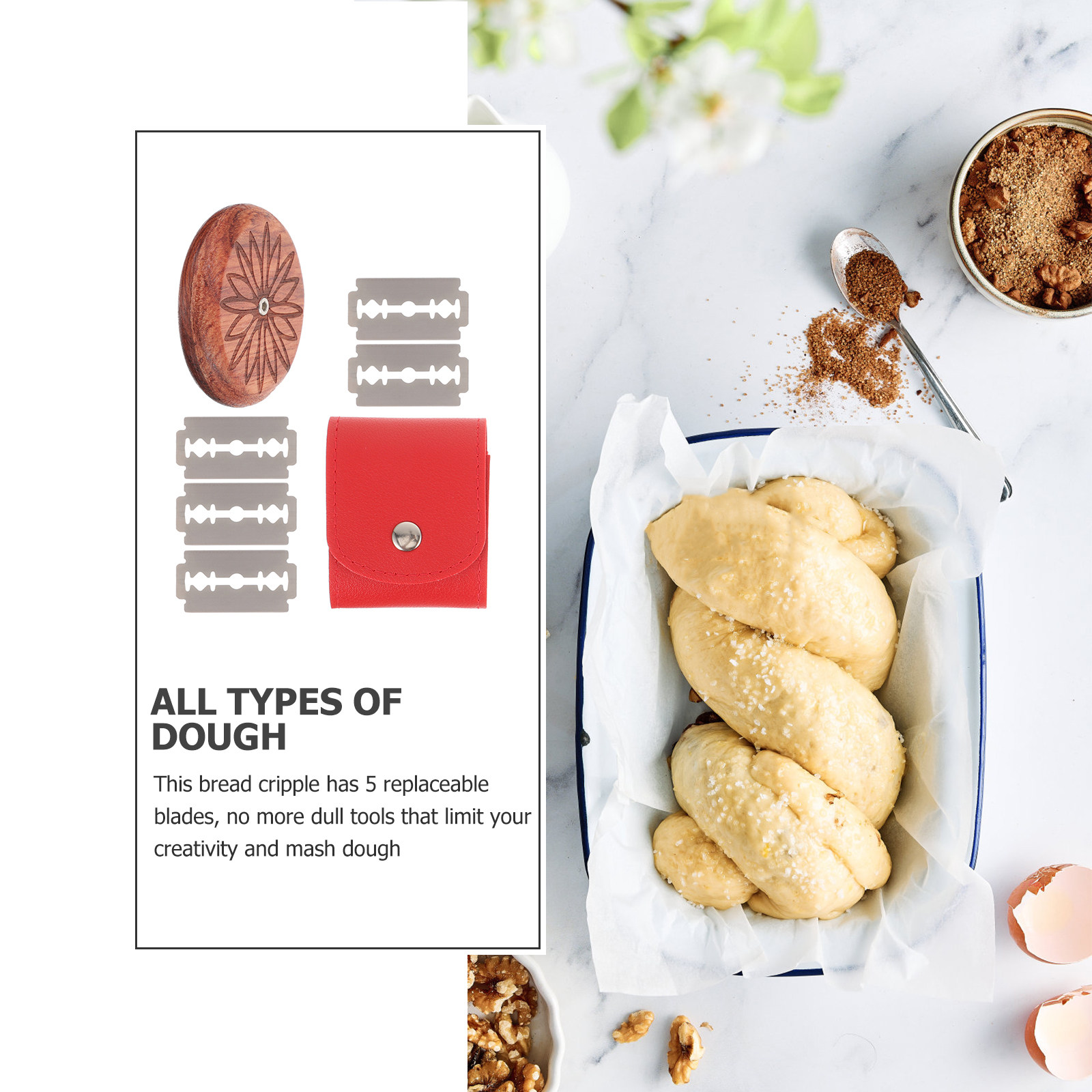 1 Set Of Wooden Bread Scoring  - огляд і ціна Kitchen Baking Gadgets