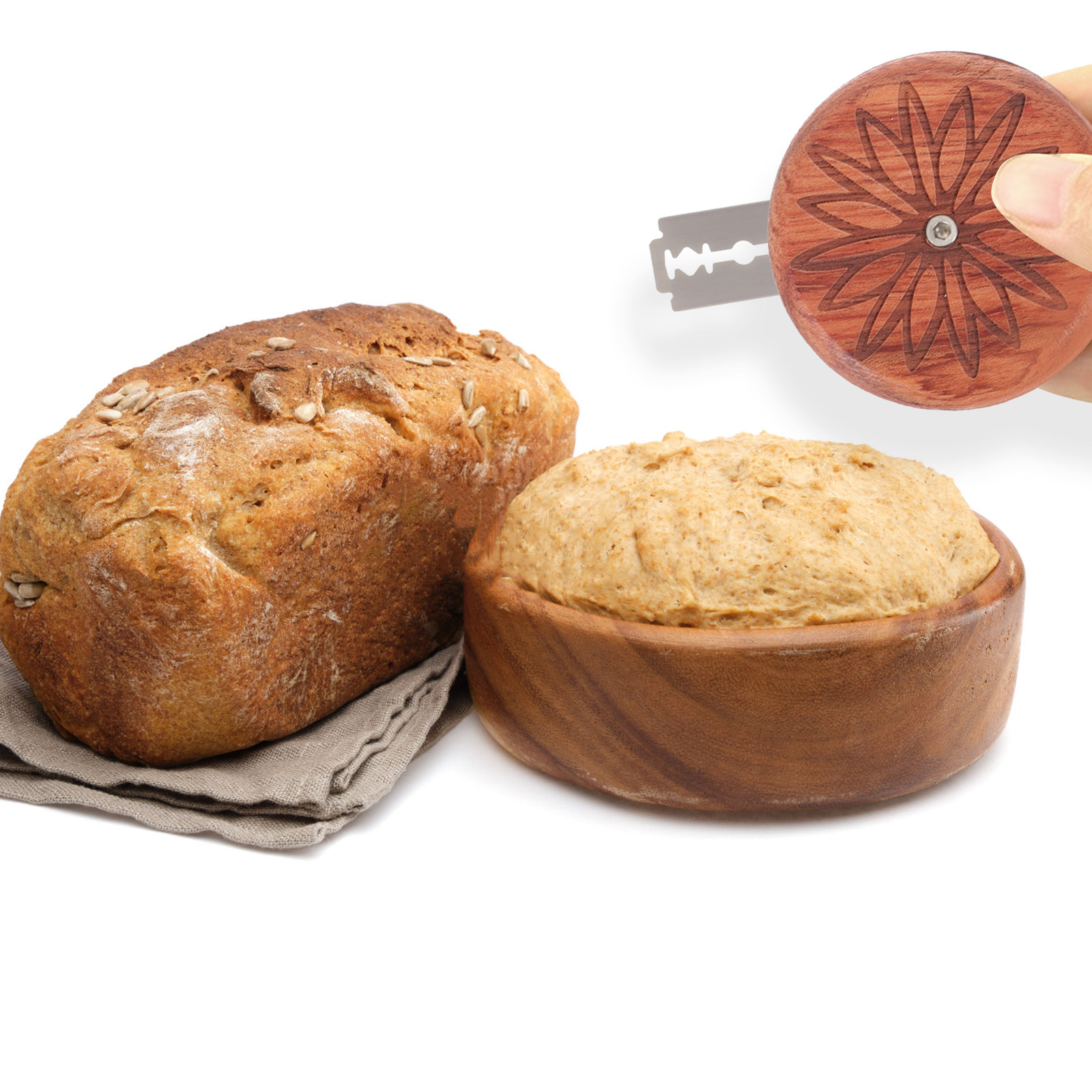 1 Set Of Wooden Bread Scoring  - огляд і ціна Kitchen Baking Gadgets