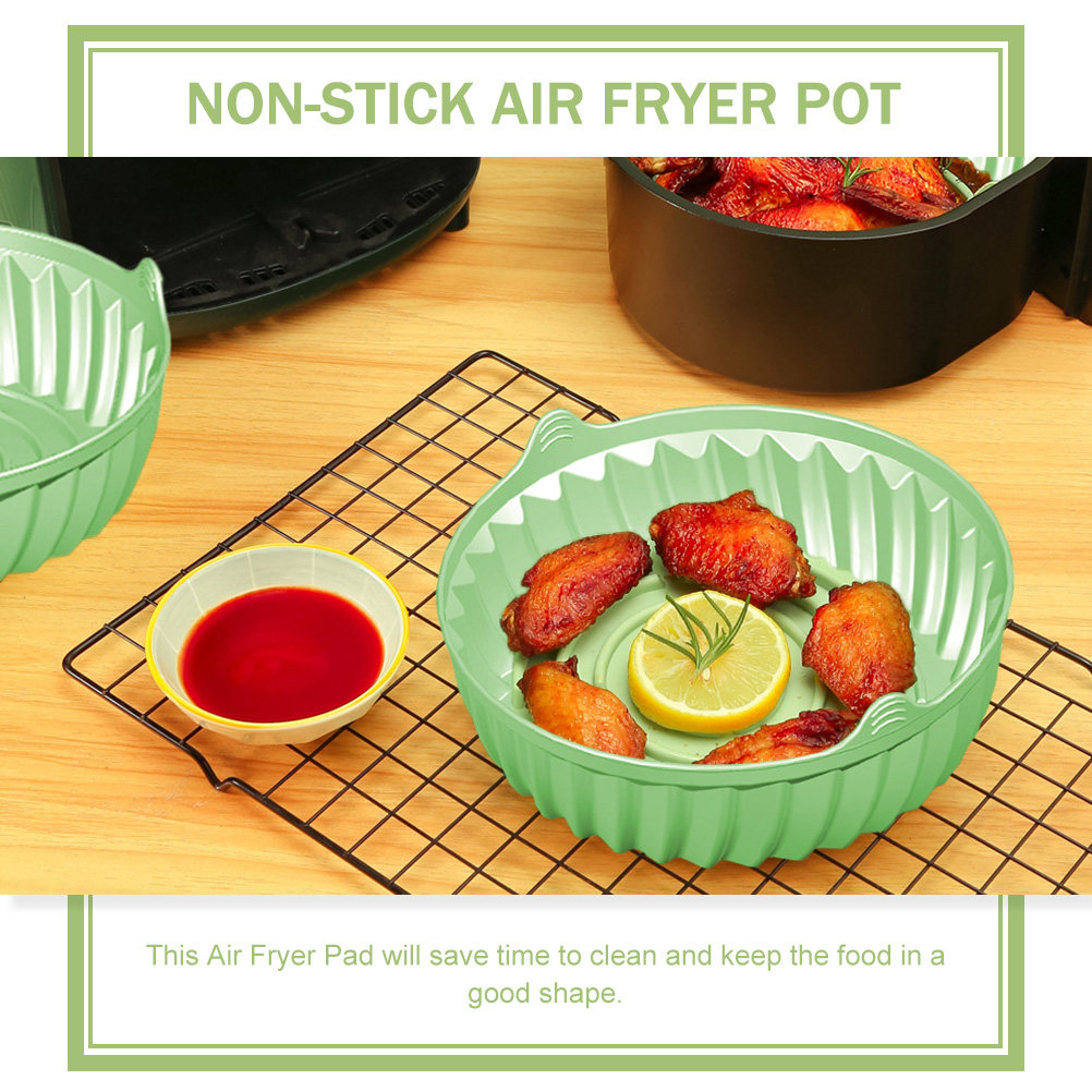 Round Reusable Silicone Air Fr - огляд і ціна Kitchen Baking Mat