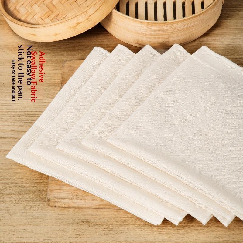 3Pcs Pure Round Cotton Steamer - огляд і ціна Kitchen Baking Mat
