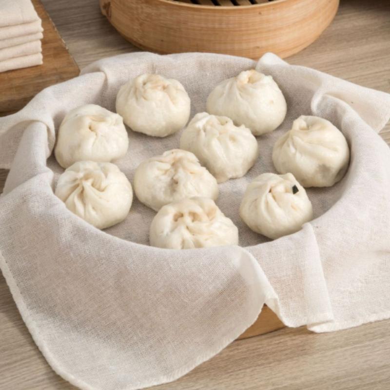 3Pcs Pure Round Cotton Steamer - огляд і ціна Kitchen Baking Mat