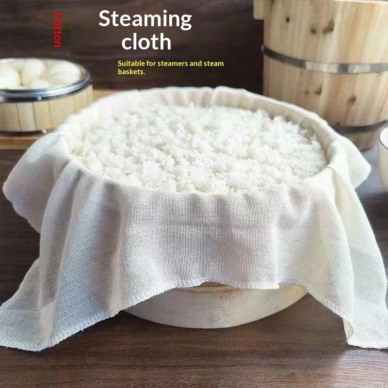 3Pcs Pure Round Cotton Steamer - огляд і ціна Kitchen Baking Mat