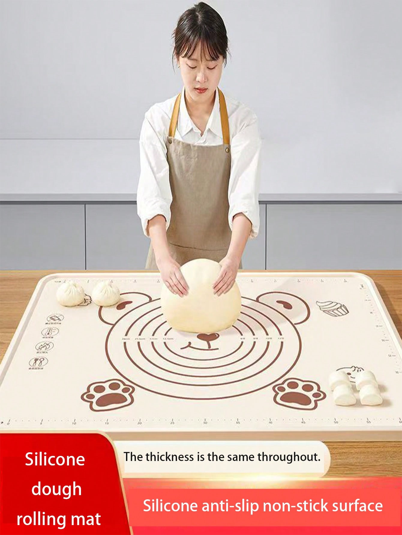 Extra Thick Silicone Baking Ma - огляд і ціна Kitchen Baking Mat