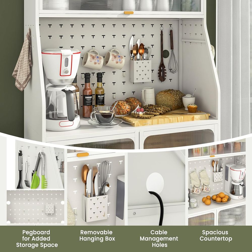 Pantry Organizers and Storage, - огляд і ціна Kitchen Baking Hutch