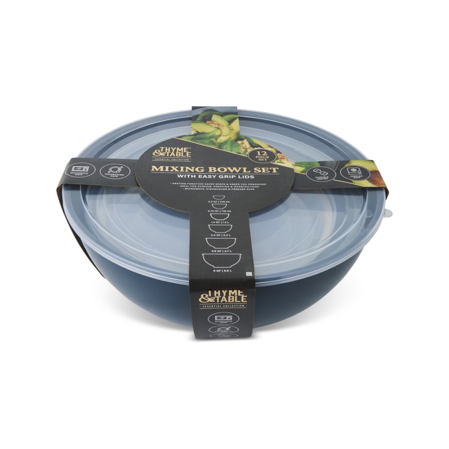 12-Piece Nesting Mixing Bowl S - огляд і ціна Kitchen Baking Essentials