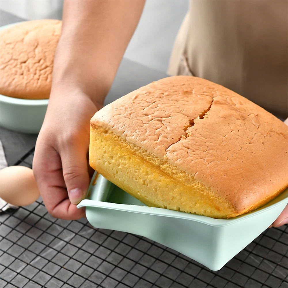 1/4Pcs Silicone Square Cake Mo - огляд і ціна Kitchen Appliances For Baking
