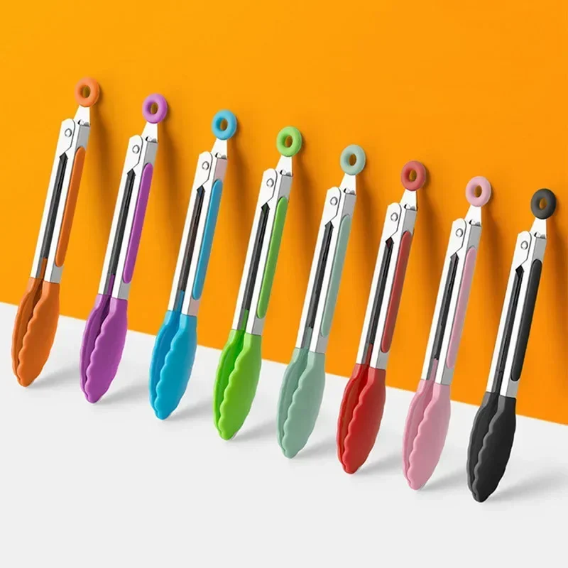 7 Inch Non-Slip Food Tongs Cre - огляд і ціна Kitchen Baking Store