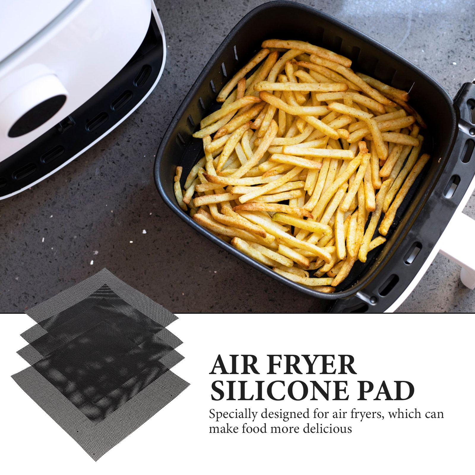 4Pcs Air Fryer Pads Non Stick  - огляд і ціна Kitchen Baking Mat
