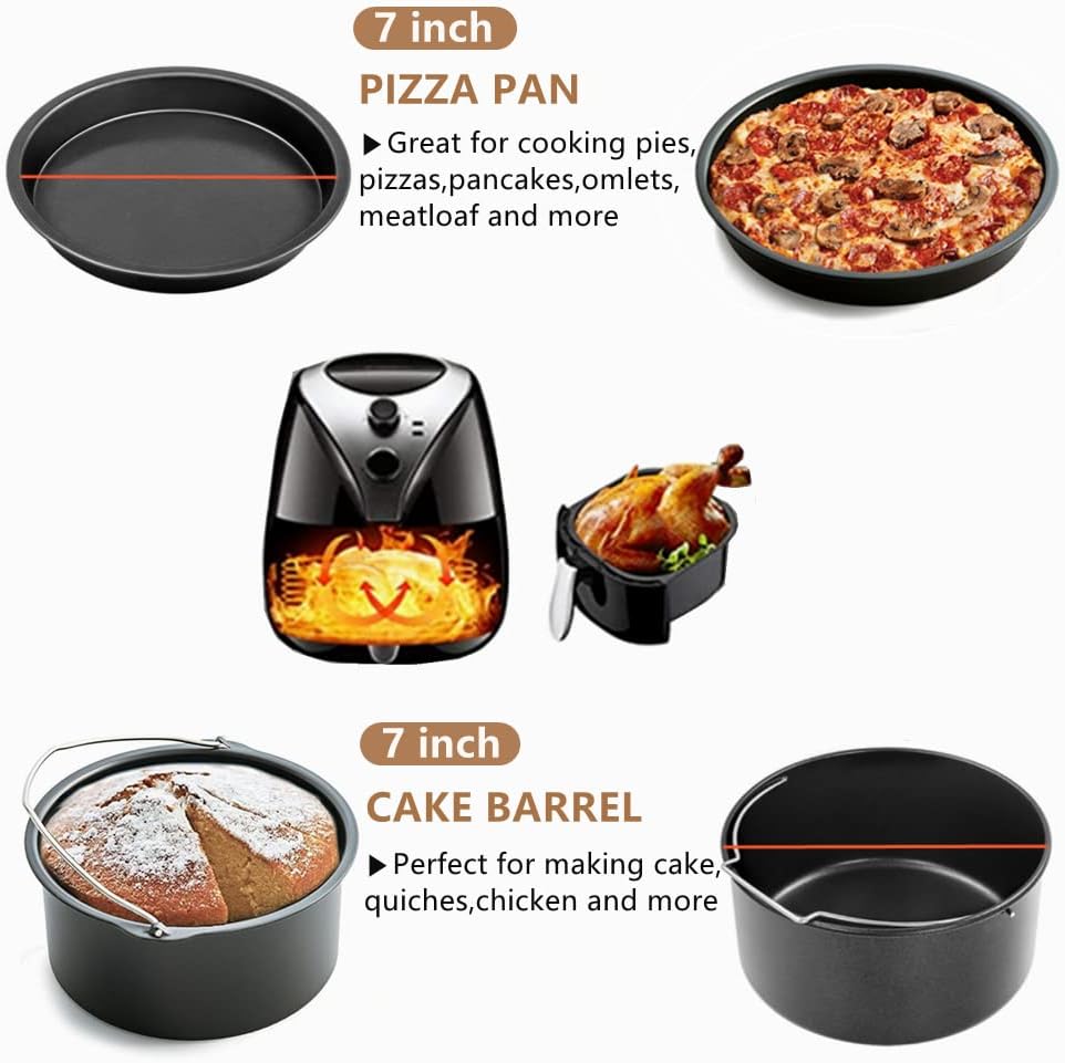 7 Inch Air Fryer Accessories S - огляд і ціна Kitchen Baking Brush