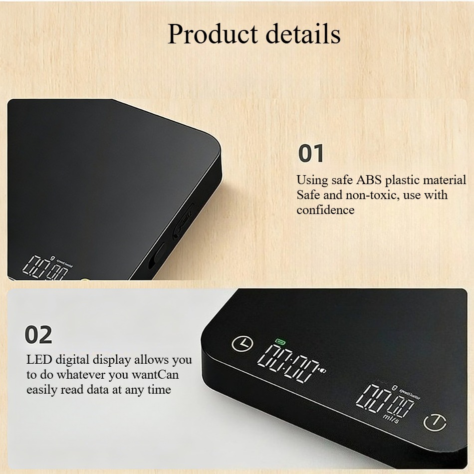 Fenchui Professional Coffee Sc - огляд і ціна Kitchen Scale Precise