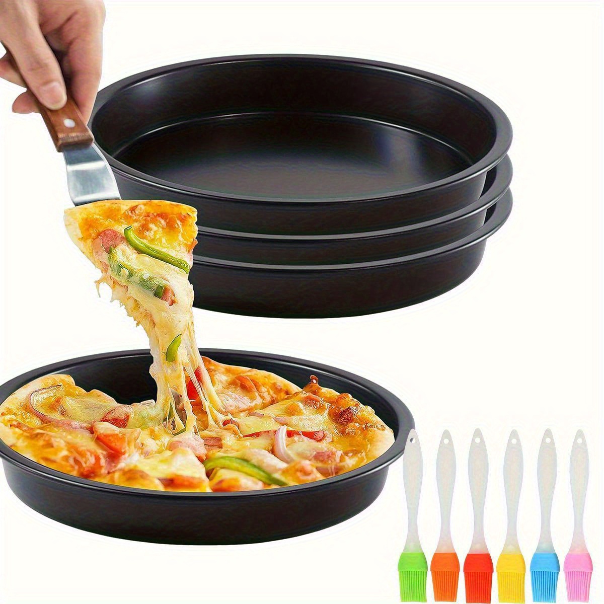 6/8/9/10inch Non-Stick Pizza T - огляд і ціна Kitchen Baking Brush