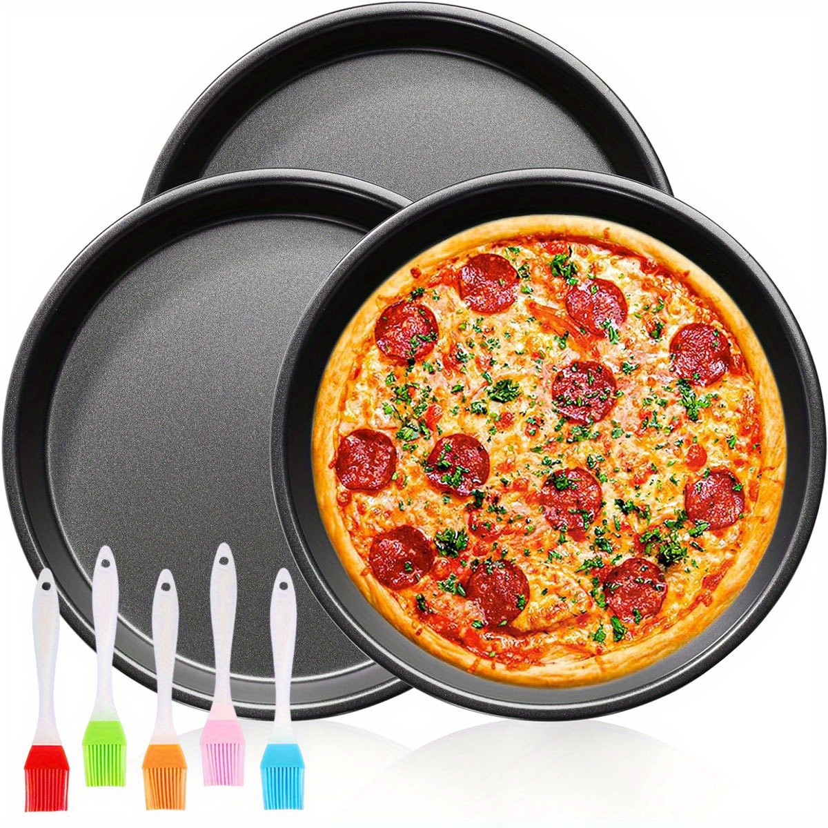 6/8/9/10inch Non-Stick Pizza T - огляд і ціна Kitchen Baking Brush