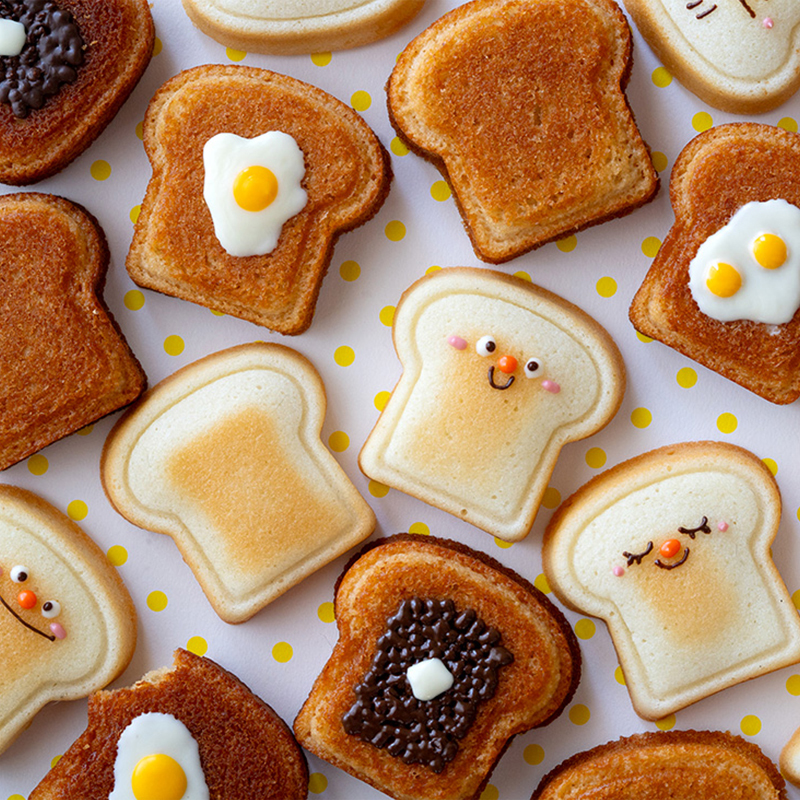 8 Cavity Toast Bread Pattern C - огляд і ціна Kitchen Baking Gadgets