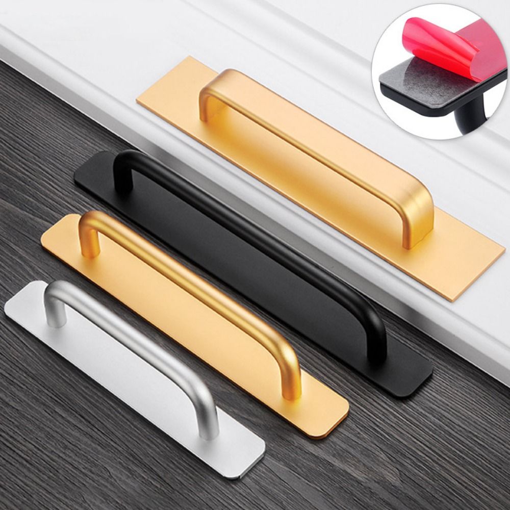 Punch-free Door Handle Aluminu - огляд і ціна Kitchen Baking Cabinet