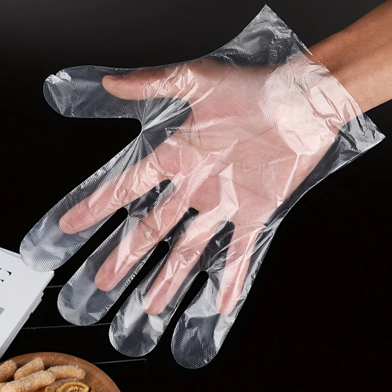 1000/100Pcs Transparent Dispos - огляд і ціна Kitchen Baking Gloves