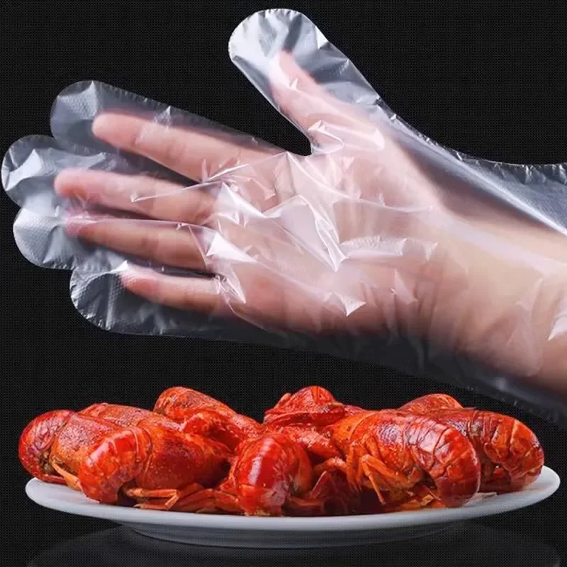 1000/100Pcs Transparent Dispos - огляд і ціна Kitchen Baking Gloves