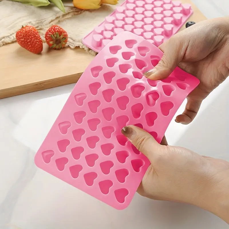 55 Mini Heart Shapes Silicone  - огляд і ціна Kitchen Appliances For Baking