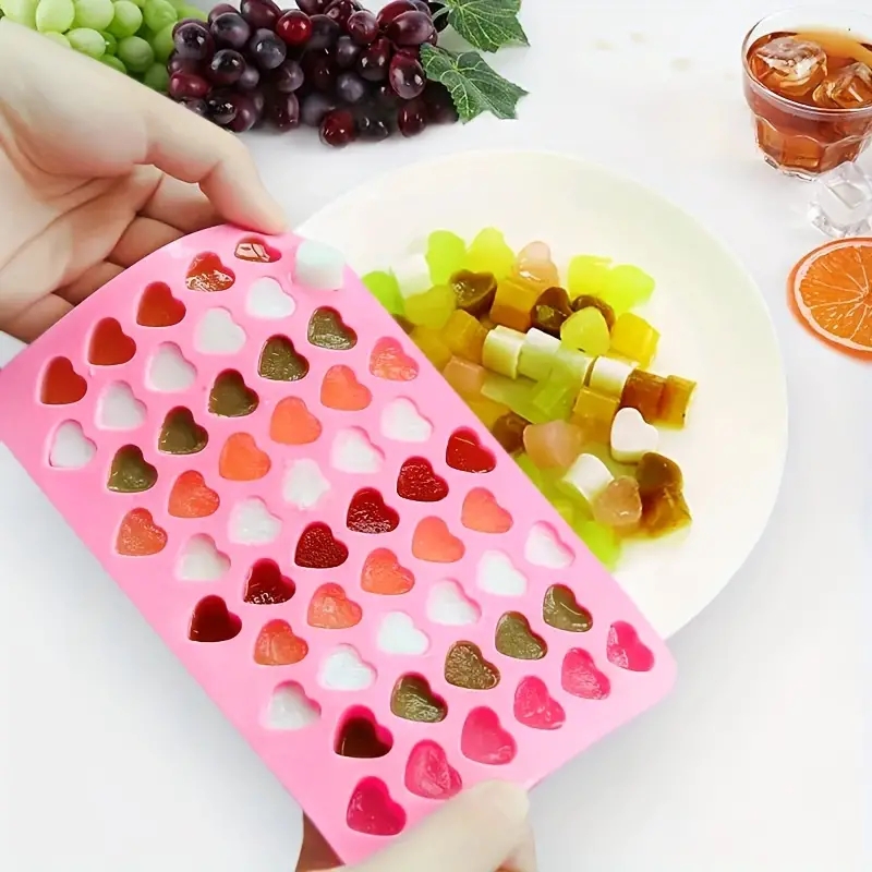 55 Mini Heart Shapes Silicone  - огляд і ціна Kitchen Appliances For Baking