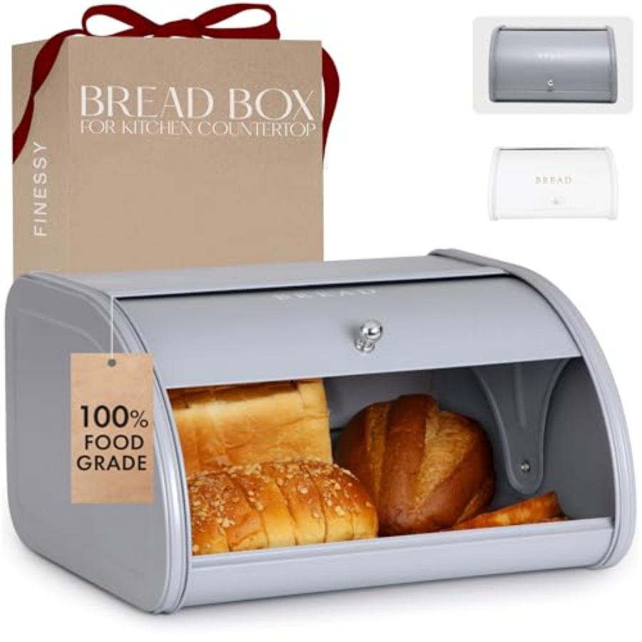 Modern Metal Bread Box for Kit - огляд і ціна Kitchen Baking Mat