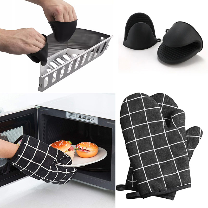 Silicone Heat Resistant Pinch  - огляд і ціна Kitchen Baking Gloves