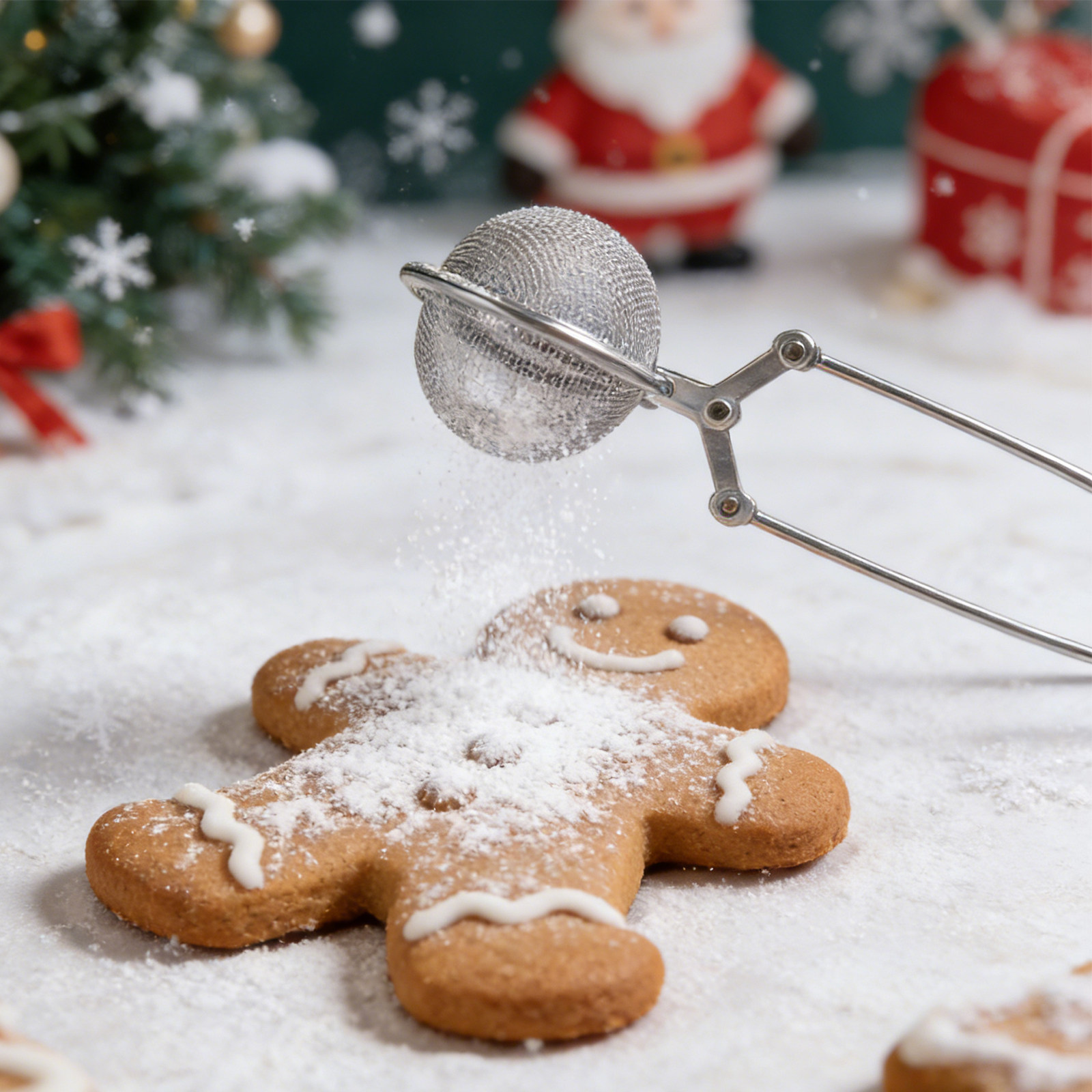2Pcs Stainless Steel Flour Sie - огляд і ціна Kitchen Baking Essentials
