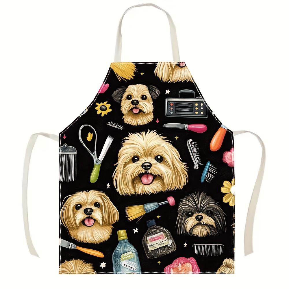 1pc Funny Dog Groomer Apron wi - огляд і ціна Kitchen Baking Background