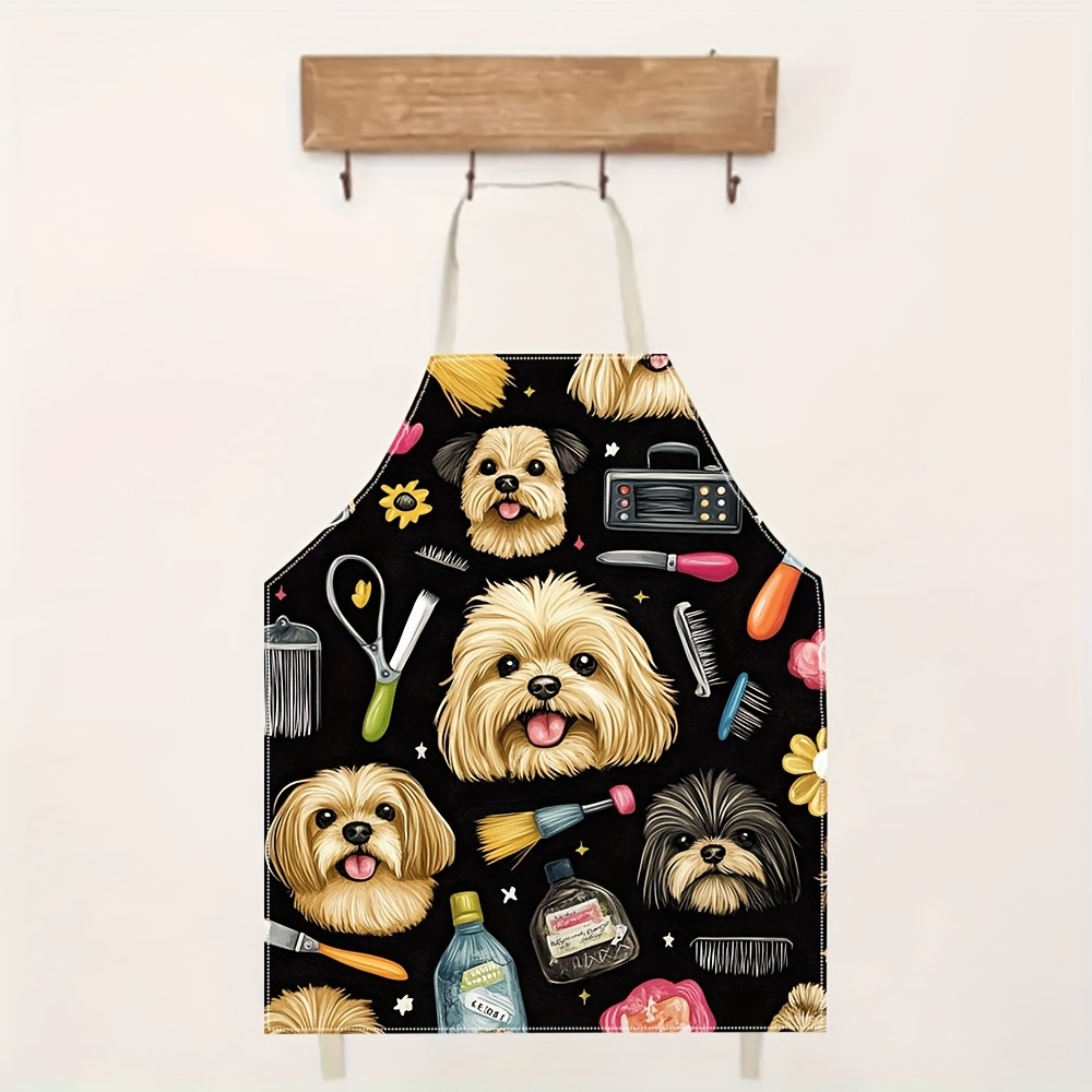 1pc Funny Dog Groomer Apron wi - огляд і ціна Kitchen Baking Background