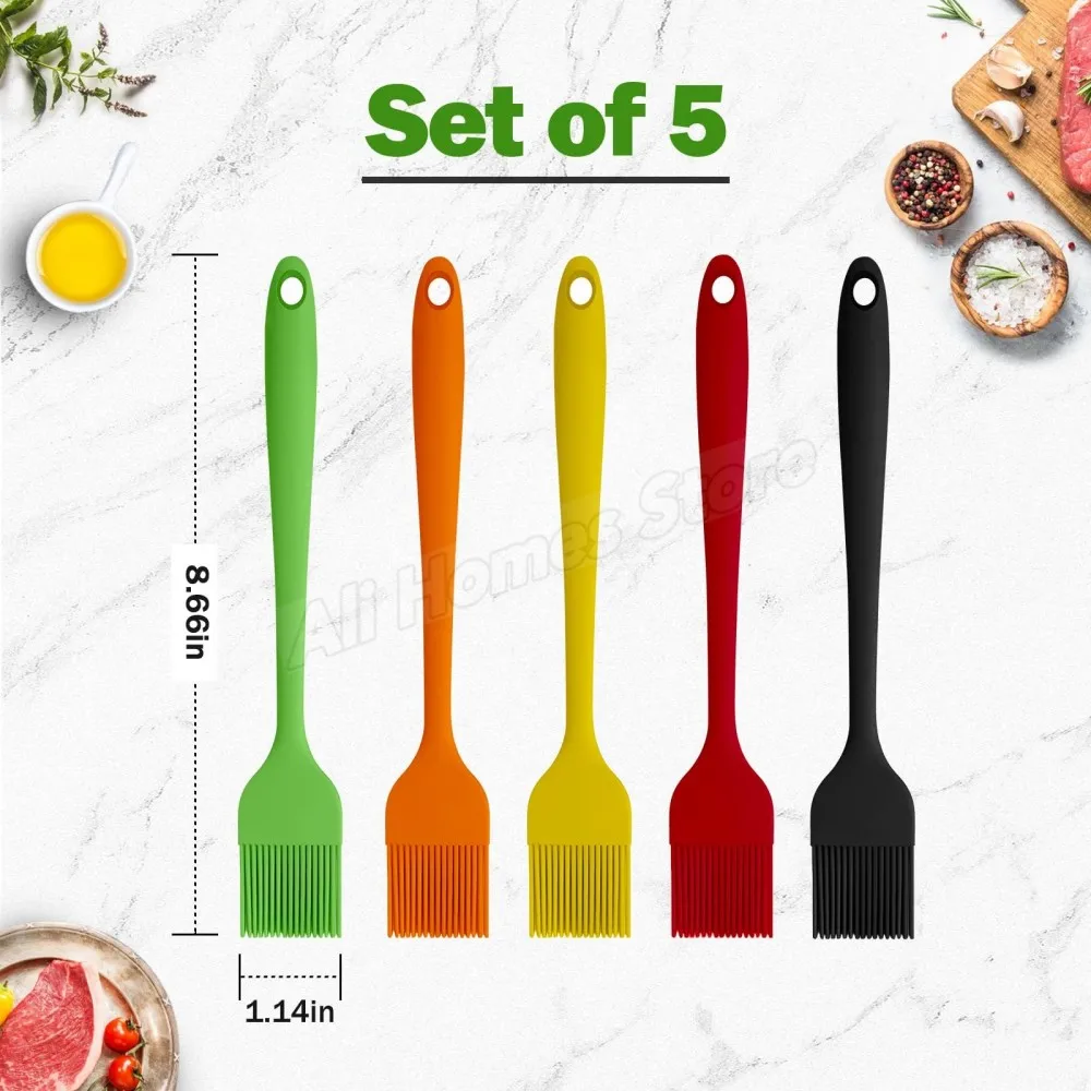 5/3/2/1pcs Silicone Kitchen Br - огляд і ціна Kitchen Baking Brush