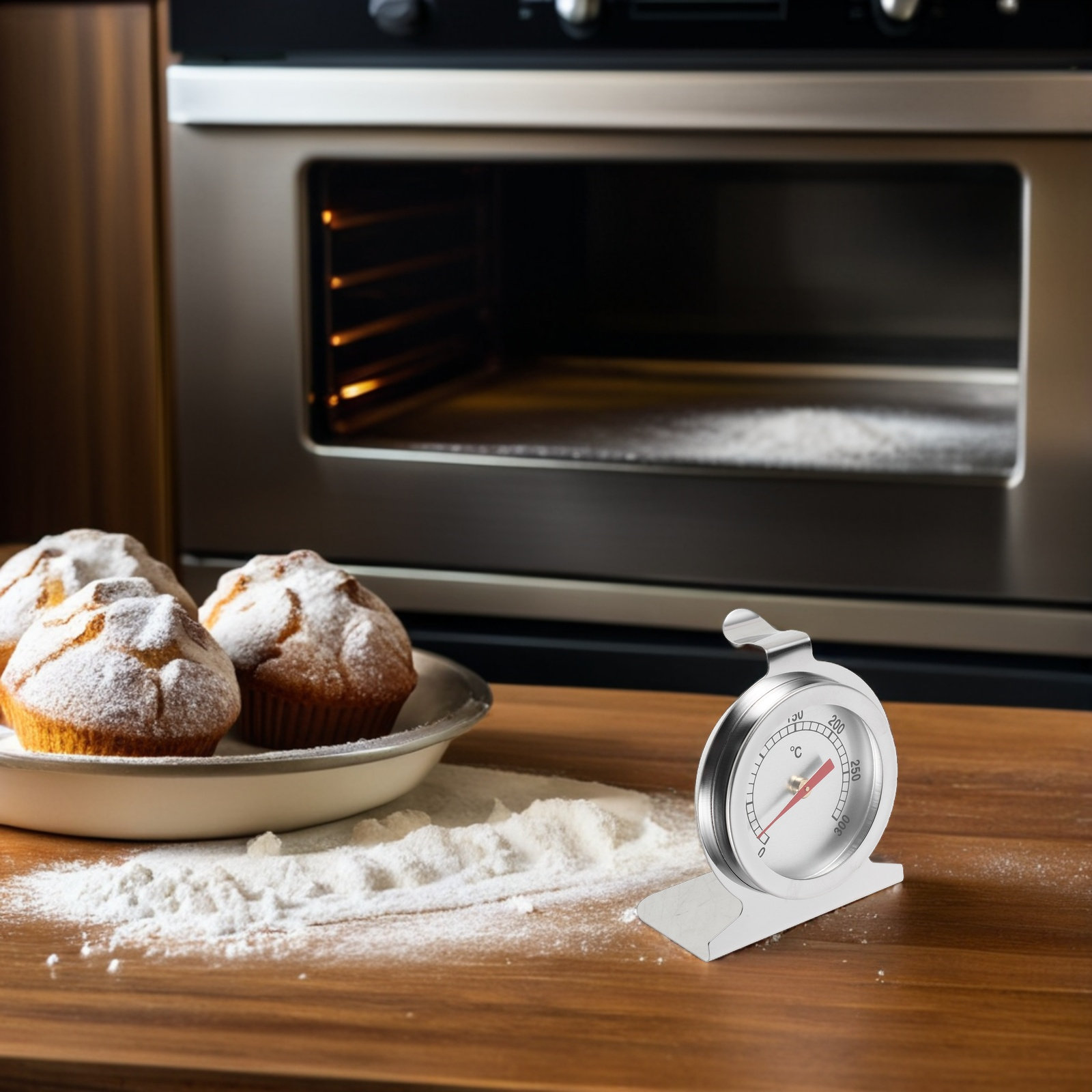 Stainless Steel Oven Thermomet - огляд і ціна Oven Thermometer Analog