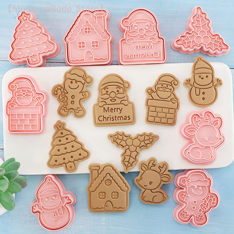 【M】3D Christmas Cookie Cutter  - огляд і ціна Kitchen Baking Set