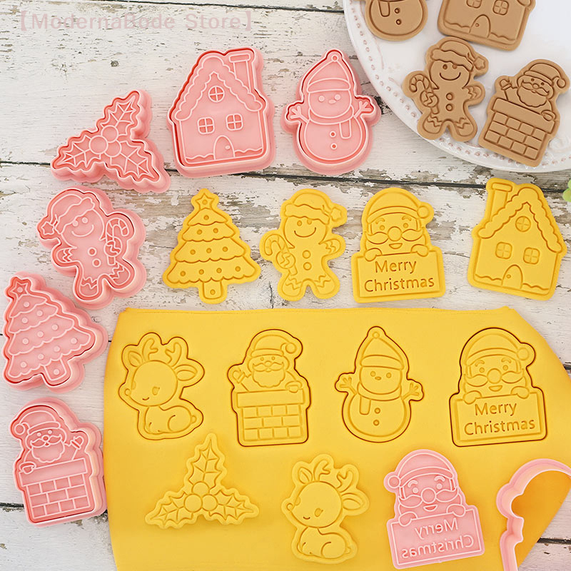 【M】3D Christmas Cookie Cutter  - огляд і ціна Kitchen Baking Set