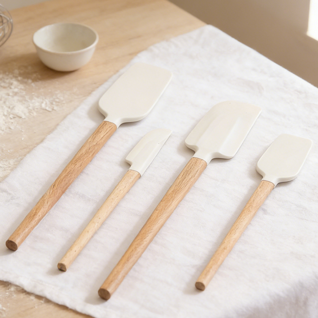 Silicone Spatula Set, Spatula  - огляд і ціна Offset Spatula Set