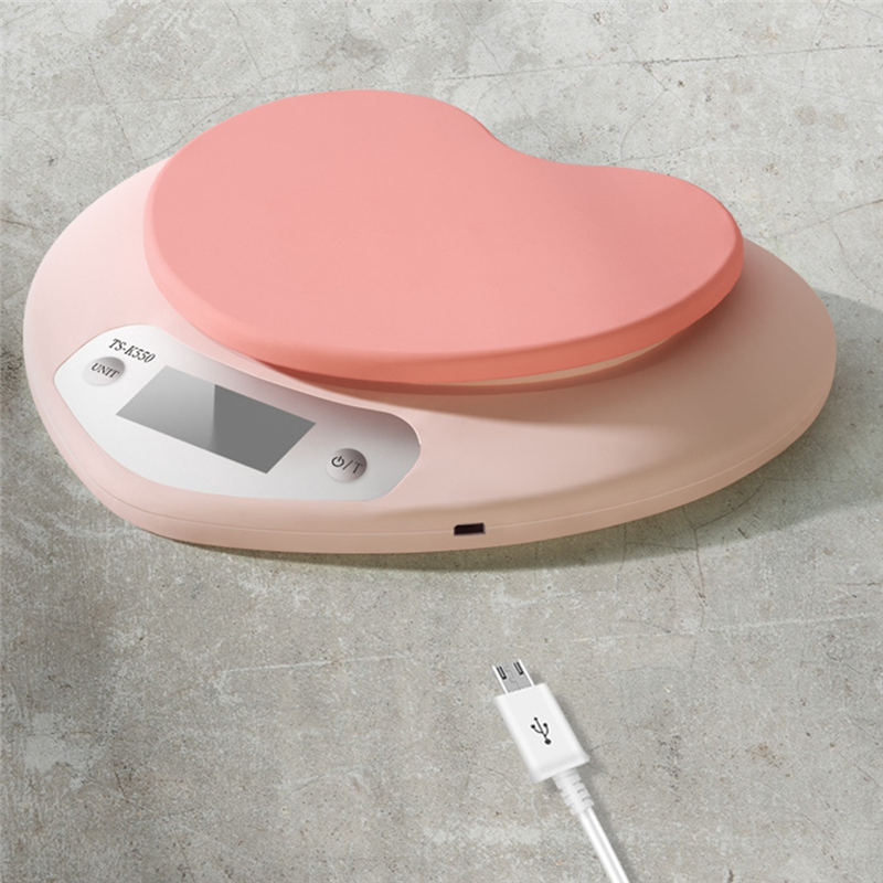 ABBZ-Portable Pink Heart-Shape - огляд і ціна Kitchen Scale Precise