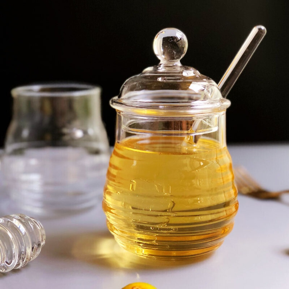 Transparent Honey Pot with Dip - огляд і ціна Kitchen Baking Pan Set