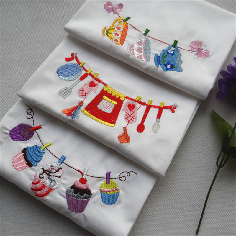 1Pc Home Embroidered Napkin Ba - огляд і ціна Kitchen Baking Background