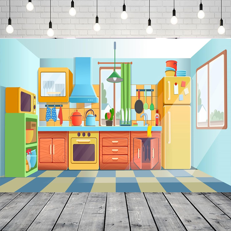 Photography Backdrop For Kids  - огляд і ціна Kitchen Baking Background