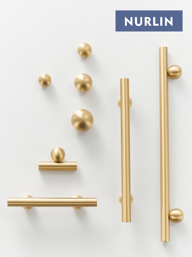 Nurlin Brass Round Ball Foot C - огляд і ціна Kitchen Baking Cabinet
