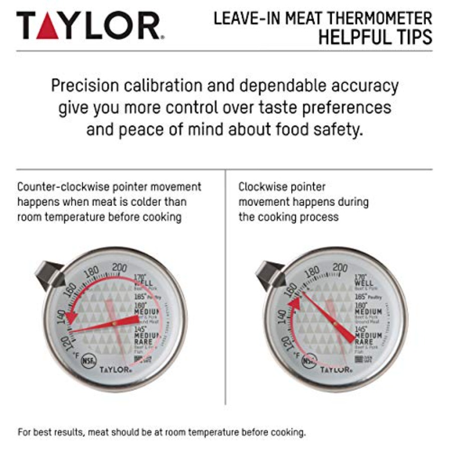 Leave-in Meat Oven Safe Analog - огляд і ціна Oven Thermometer Analog