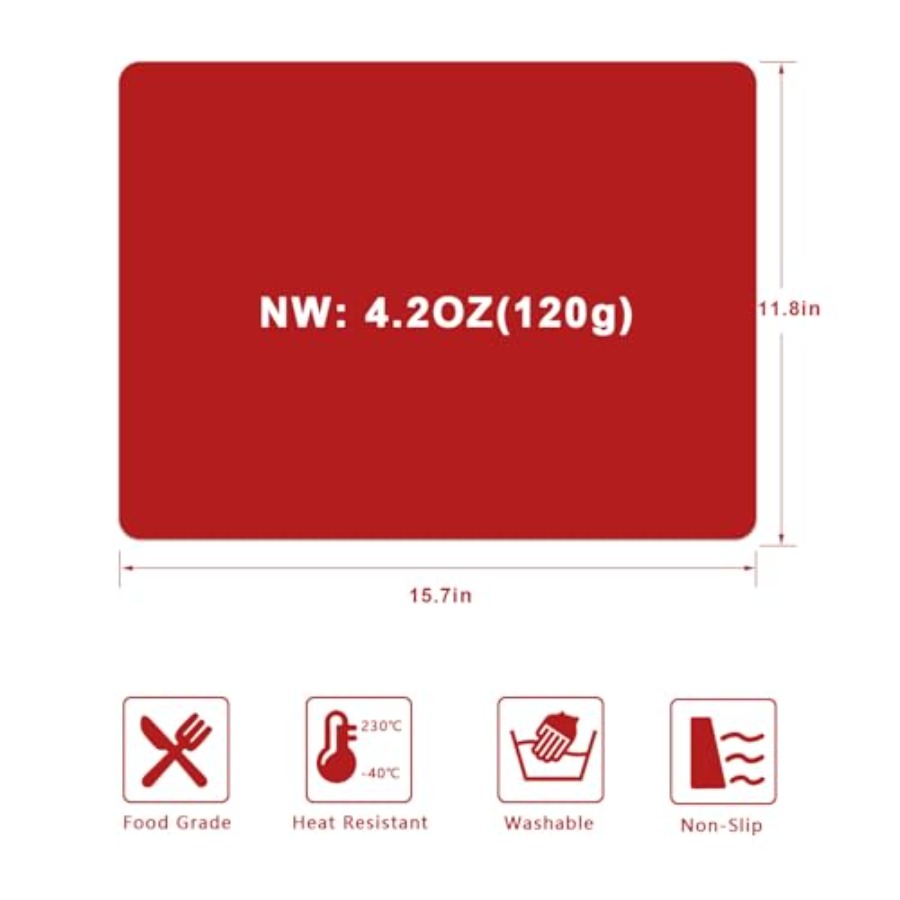 Silicone Placemats, Food-Grade - огляд і ціна Kitchen Baking Counter