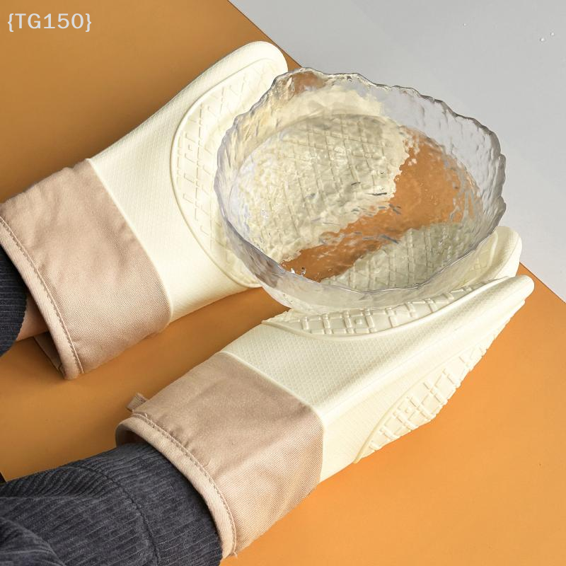 【TG150】Silicone Heat-insulatin - огляд і ціна Kitchen Baking Gloves