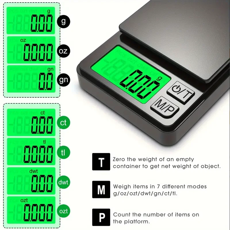 Precision Pocket Scale 1000g 0 - огляд і ціна Kitchen Scale Precise