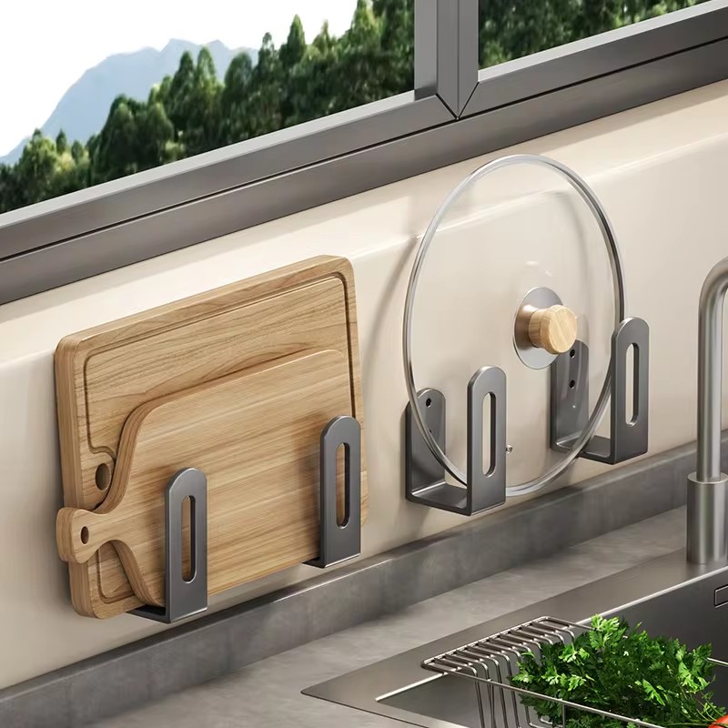 2pcs/set Pot Lid Rack Pot Cove - огляд і ціна Kitchen Baking Pan Set