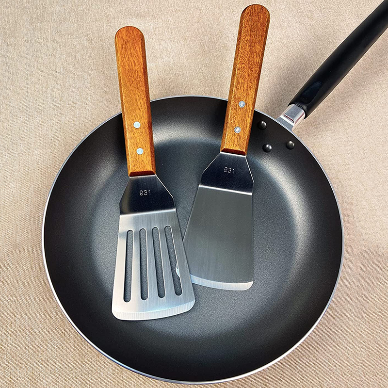 Metal Spatulas for Cast Iron S - огляд і ціна Offset Spatula Set
