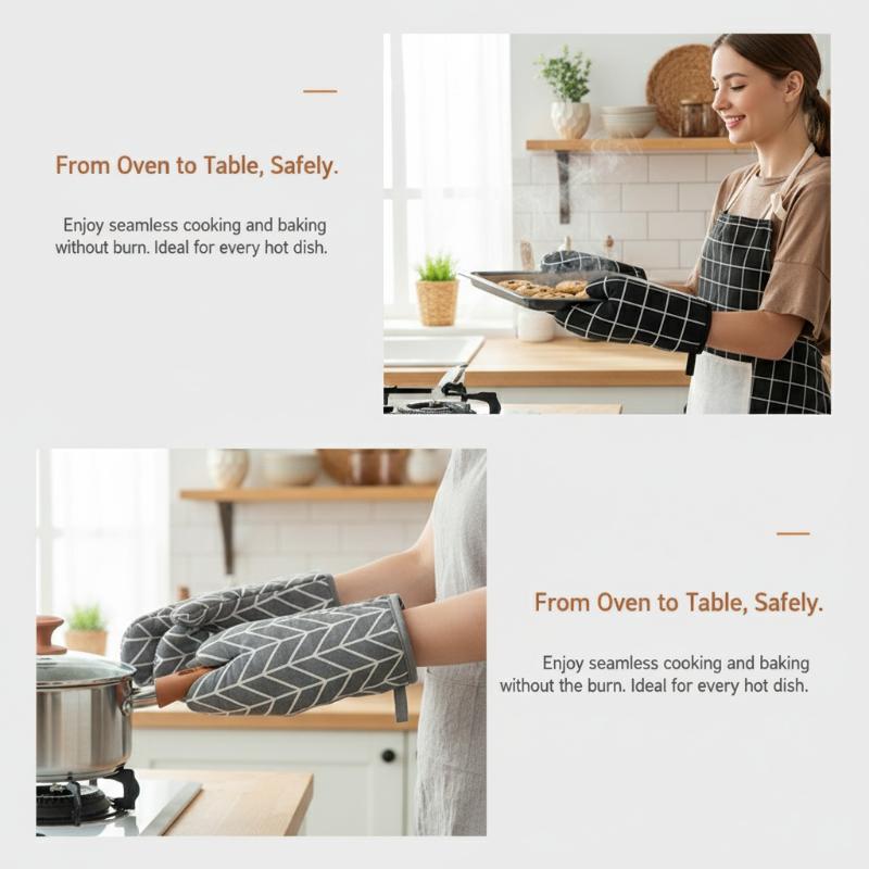 1pc Insulated Kitchen Gloves A - огляд і ціна Kitchen Baking Gloves