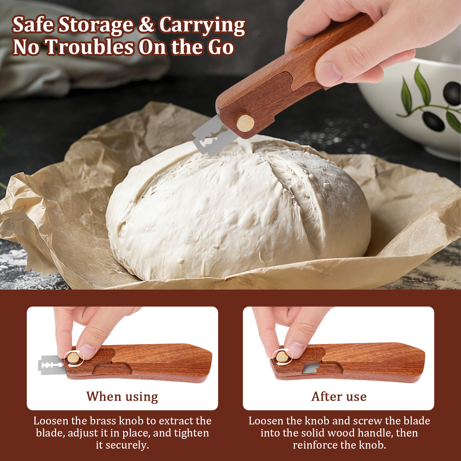 Bread Lame Sourdough Scorer To - огляд і ціна Kitchen Baking Gadgets