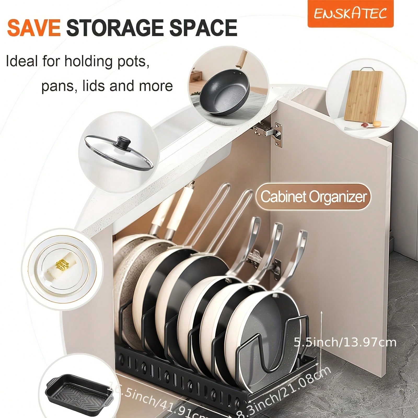 1/2pcs Cabinet Pull-Out Storag - огляд і ціна Kitchen Baking Cabinet