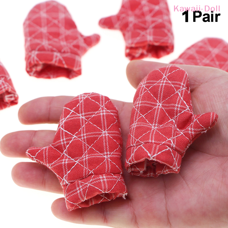 1Pair Doll Miniature Baking Gl - огляд і ціна Kitchen Baking Gloves